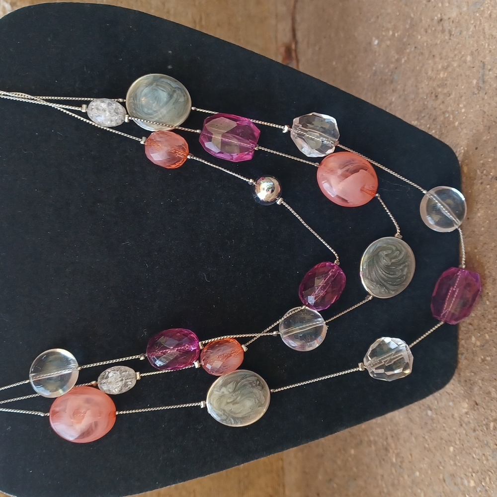 NY multi tiered necklace